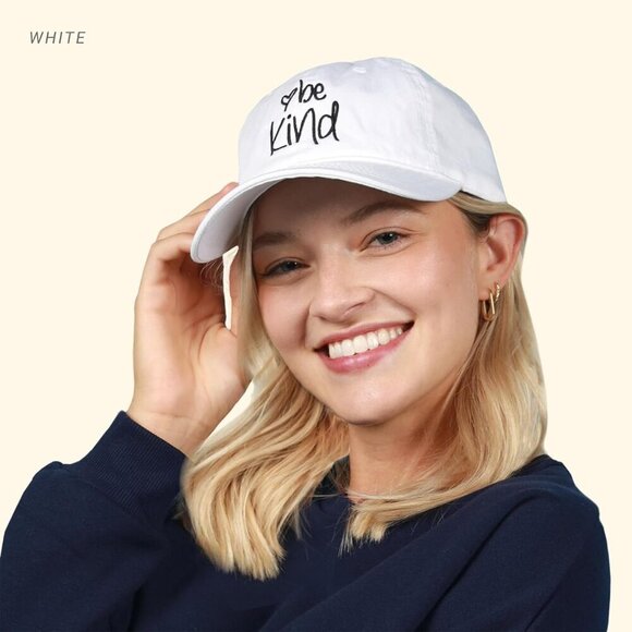 Women’s Cotton Baseball Cap Unisex Sun Protection Adjustable Buckle